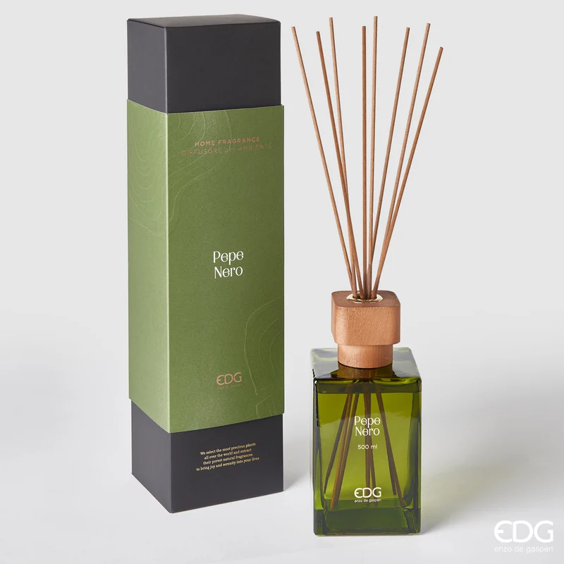 EDG Enzo De Gasperi Diffusore con Bamboo 500 ml Pepe Nero