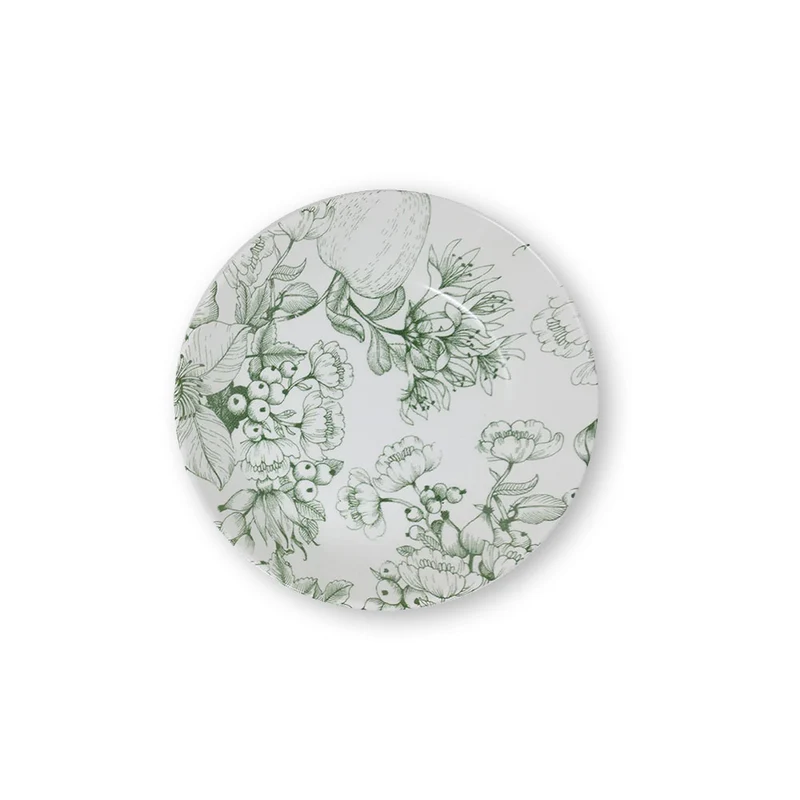 Villa Altachiara Servizio Tavola 18 Pezzi Jacquard Verde in Ceramica