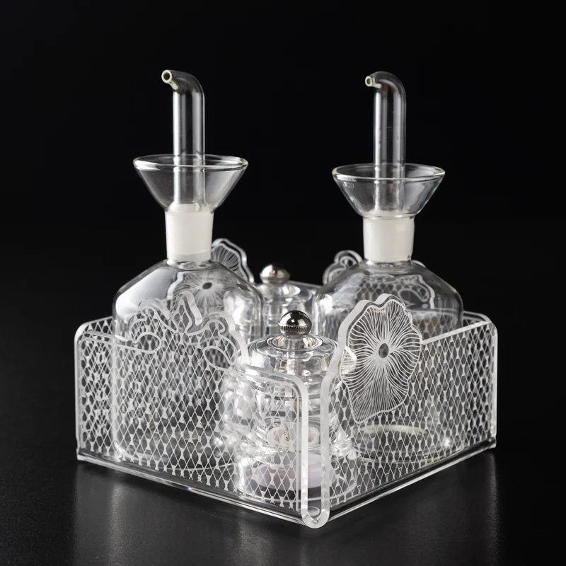 Vesta Set Menage Le Jardin in Cristallo Acrilico