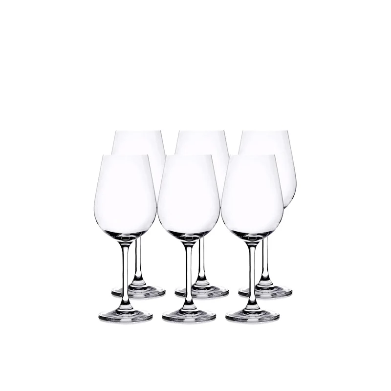 Ichendorf Milano Set 6 Calici Vino Rosso Sonoma in Vetro Cristallo 350 ml