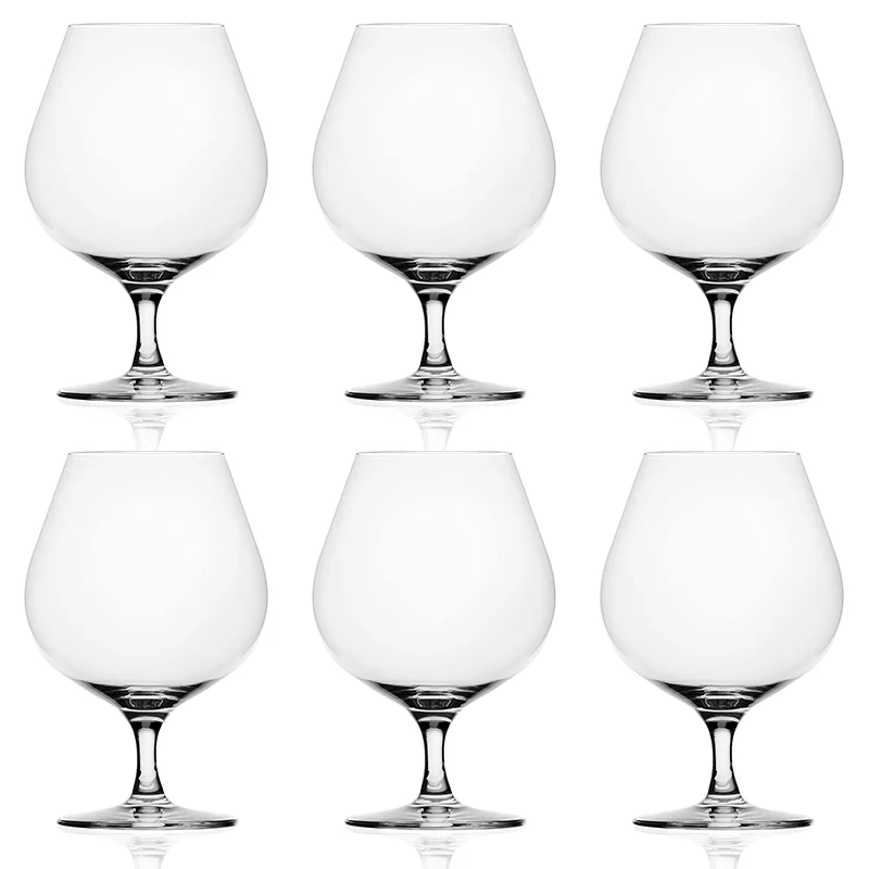 Ichendorf Milano Set 6 Calici Bassi Sonoma in Vetro Cristallo H 17 cm