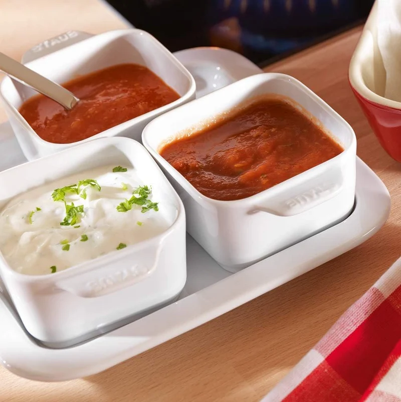 Staub Set Ciotole Aperitivo 5 pezzi in Ceramica Avorio