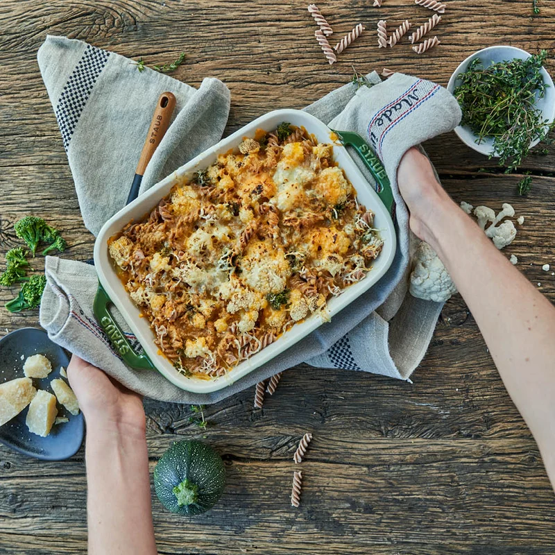 Staub Pirofila Rettangolare in Ceramica Verde 20x16 cm