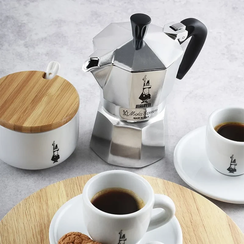 Bialetti Mokina in Fascia Alluminio 1/2 tazza