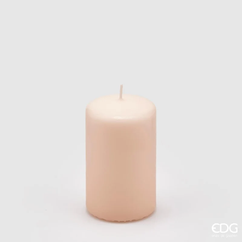 EDG Enzo De Gasperi candela Classica moccolo Rosa H10 cm