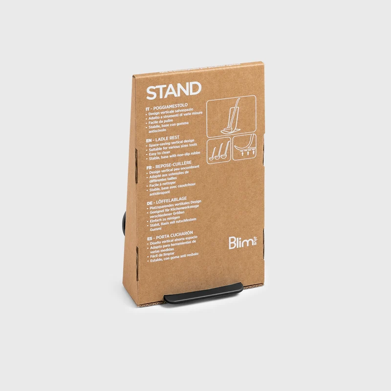 Blim Plus Poggiamestoli Stand Nero Opaco