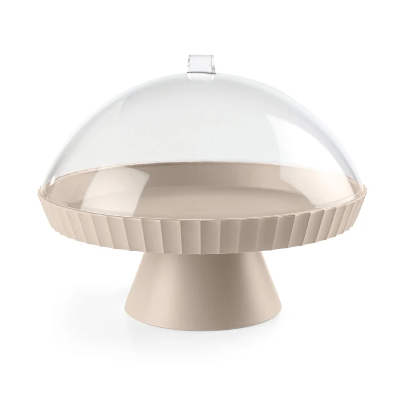 Blim Plus Alzata Agorà 30 cm con Cupola Grigio Moka