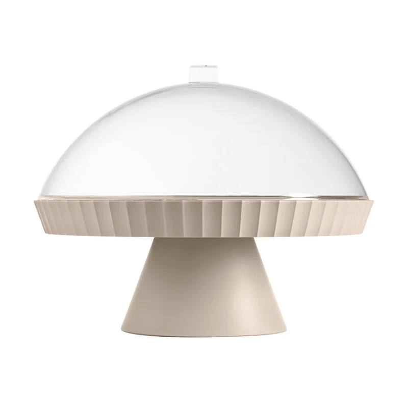 Blim Plus Alzata Agorà 30 cm con Cupola Grigio Moka