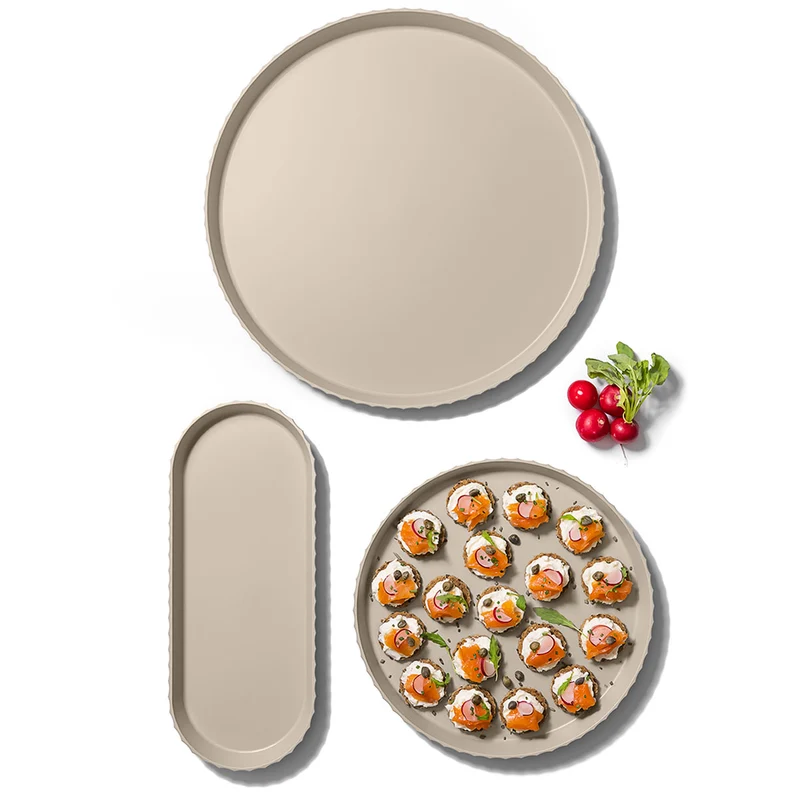 Blim Plus Vassoio Atena M Grigio Moka