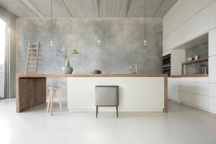 Brabantia Pattumiera Bo Touch 2 Secchi 11+23 Litri Platino