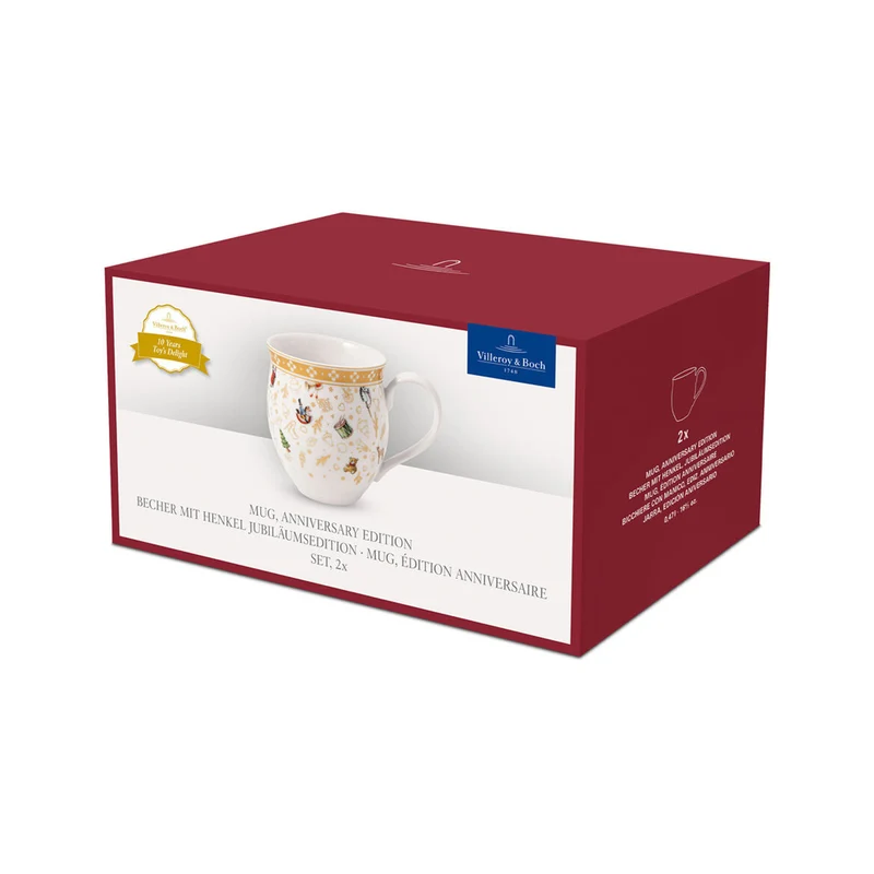 Villeroy & Boch Toy's Delight Set 2 Tazze Edizione Anniversario 340 ml