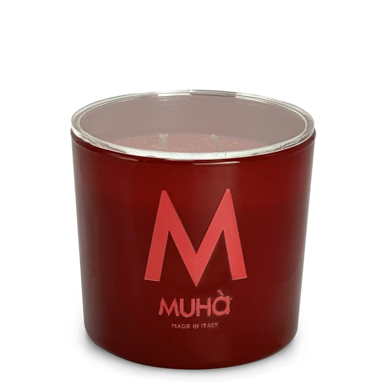 Muhà Candela in Vetro 270g Melograno