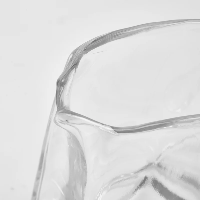 EDG Enzo De Gasperi Caraffa Quadrata con Manico in Vetro H20 cm