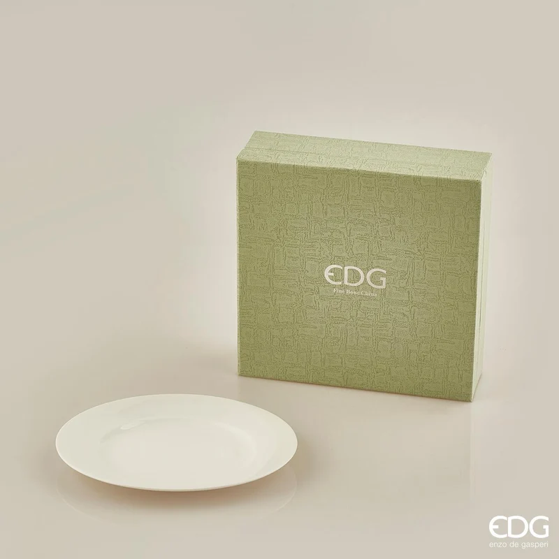 EDG Enzo De Gasperi Servizio Tavola Clara 18 Pezzi in Porcellana New Bone China