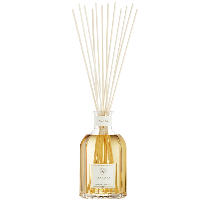 Dr Vranjes Diffusore per Ambienti Ambra 500 ml con Bamboo
