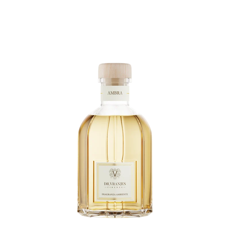 Dr Vranjes Diffusore per Ambienti Ambra 500 ml con Bamboo