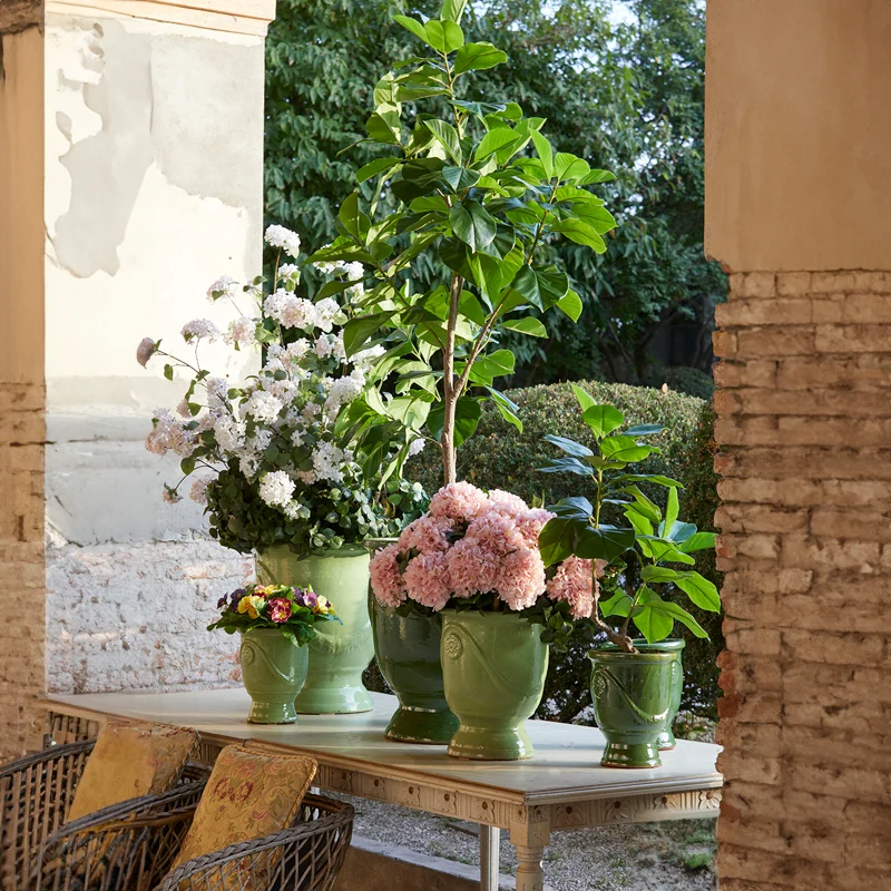 EDG Enzo De Gasperi Pianta Artificiale Ficus Chic x2 H90 cm