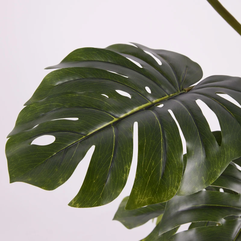 EDG Enzo De Gasperi Pianta Artificiale Monstera con Vaso H130 cm