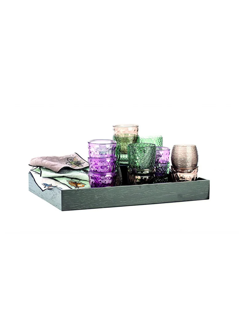 IVV Set 6 Bicchieri Acqua Grigio Bronzo Ser Lapo