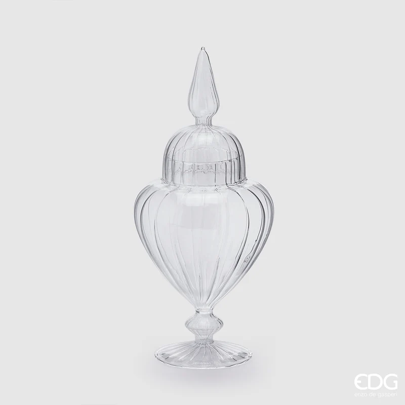 EDG Enzo De Gasperi Coppa per Confettata BonBon Trasparente H30 cm