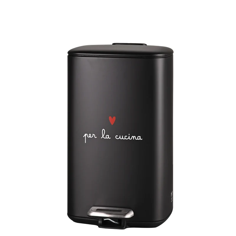 Simple Day Pattumiera Per La Cucina 20L Nera