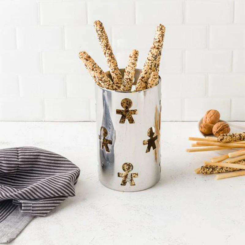 Alessi Portagrissini Girotondo acciaio inox D9 cm