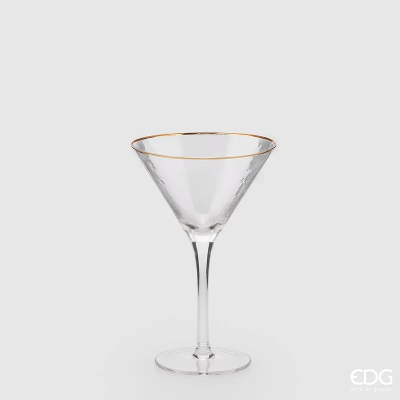 EDG Enzo De Gasperi Set 6 Calici Goldrim 300 ml