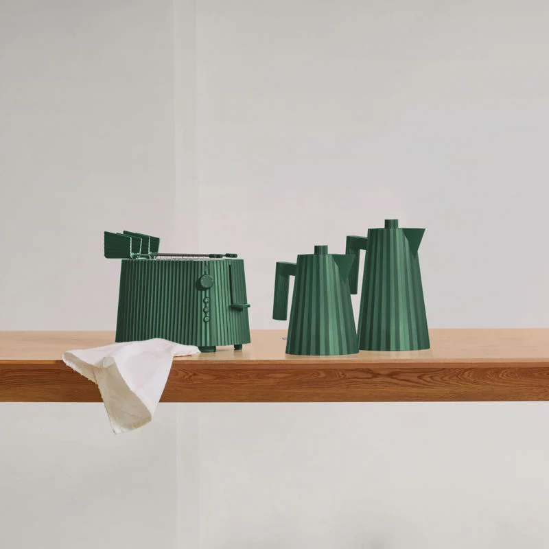 Alessi Tostapane 2 Fette Plissé Verde