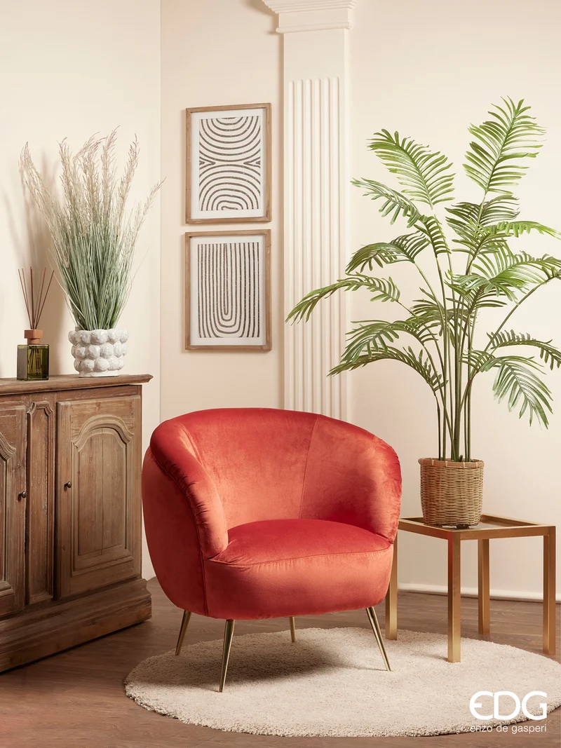 EDG Enzo De Gasperi Pianta Palma Areca con Vaso H150 cm