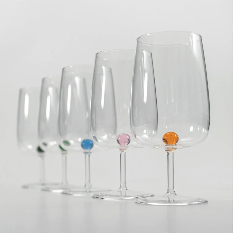 Zafferano Set 6 Calici Bilia Colori Assortiti 38cl