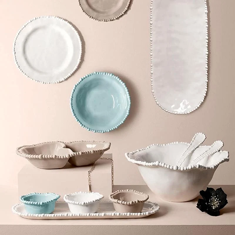 Baci Milano Vassoio Ovale Joke Tortora 53x24 cm
