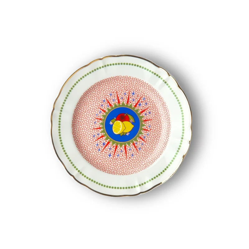 Bitossi Home Piatto Frutta Limone in Porcellana 20,5 cm