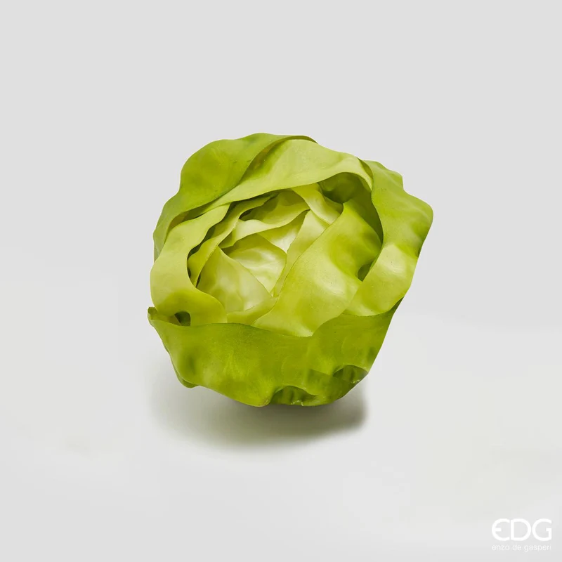 EDG Enzo De Gasperi Lattughe Artificiale H14 D13 cm Verde Chiaro