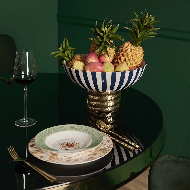 EDG Enzo De Gasperi Ananas Artificiale con Foglie H24 D10 cm