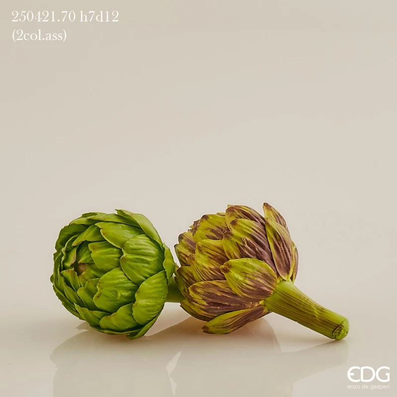 EDG Enzo De Gasperi Set 2 Carciofi H7 D12 cm