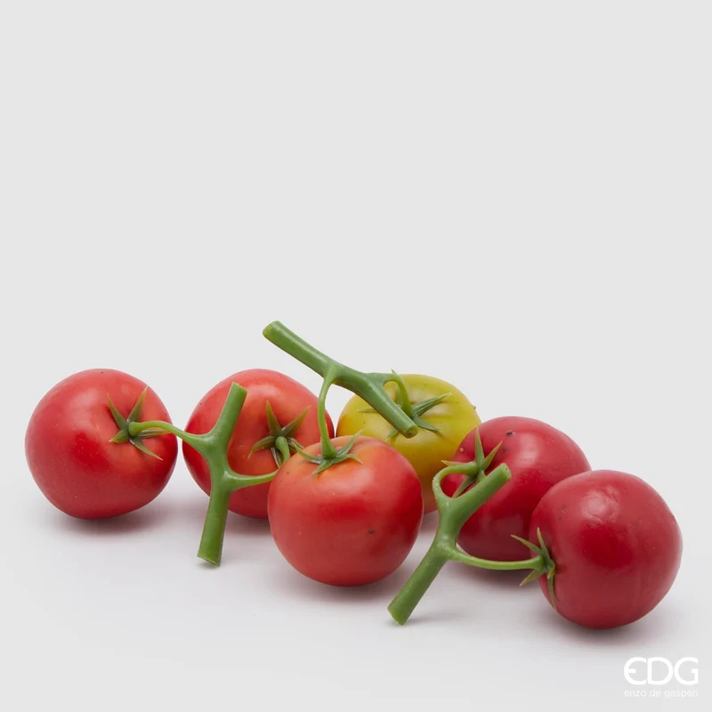 EDG Enzo De Gasperi Set 3 Grappoli di Pomodori D6 cm
