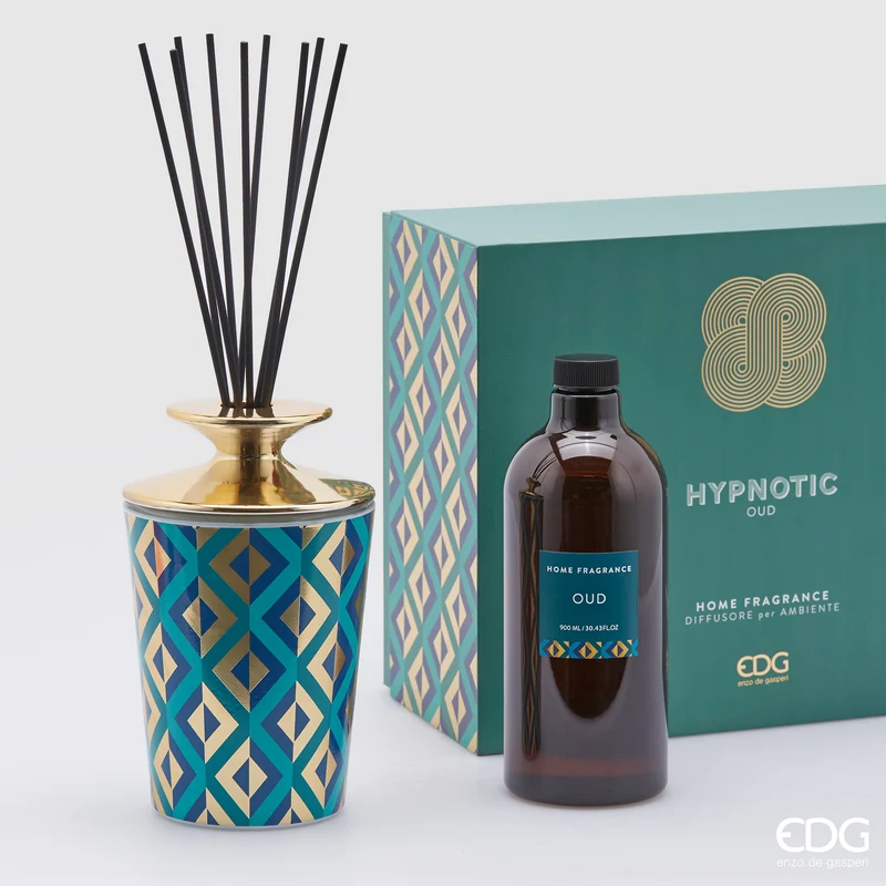 EDG Enzo De Gasperi Diffusore con Bastoncini 900 ml Oud