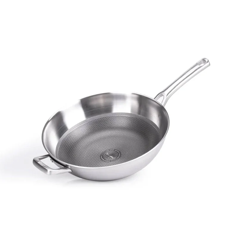 Berndes Wok con coperchio Tricion Resist Acciaio inox Antiaderente 32 cm