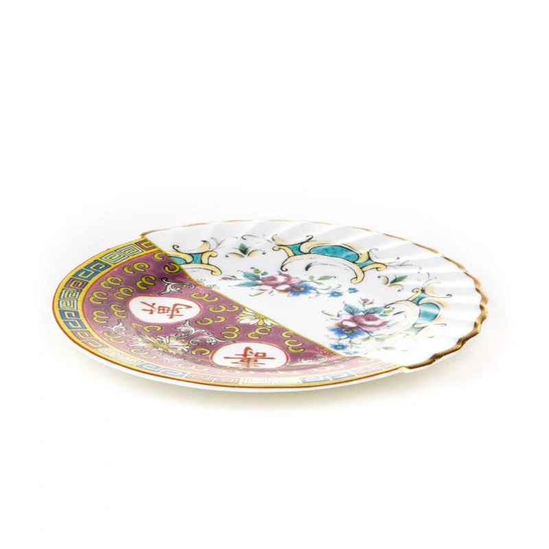 Seletti Piatto da Dessert Hybrid Eudossia in Porcellana D20 cm