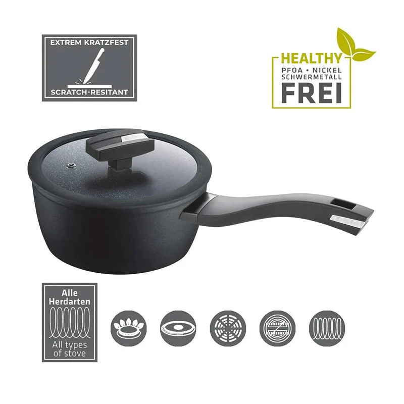 Berndes Casseruola 1 manico con coperchio Balance Enduro Antiaderente 16 cm