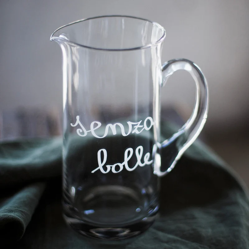 Simple Day Brocca Senza Bolle in Vetro 1.2 Lt