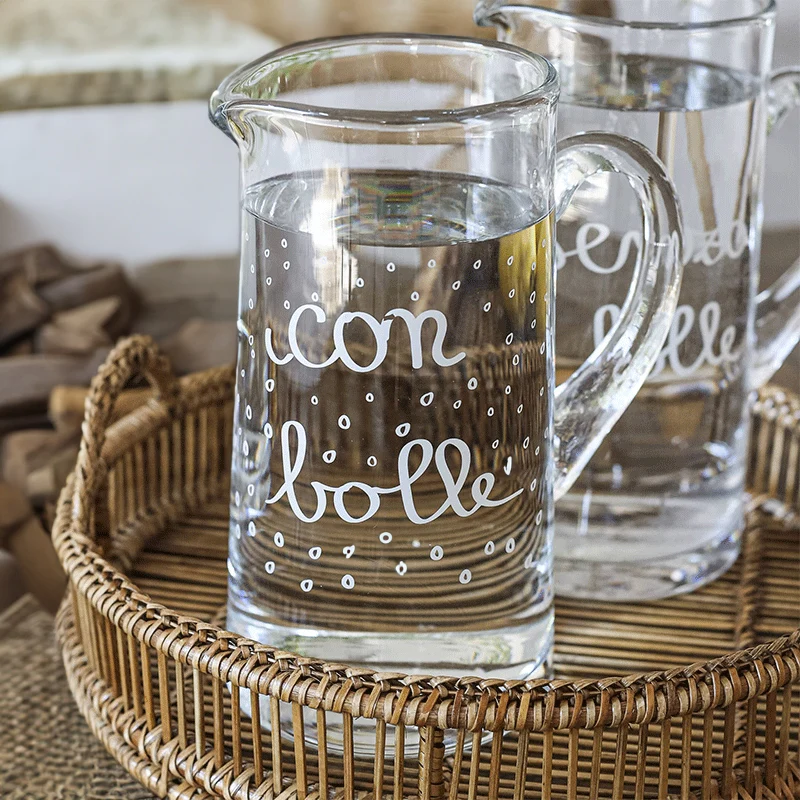 Simple Day Brocca Con Bolle in Vetro 1.2 Lt