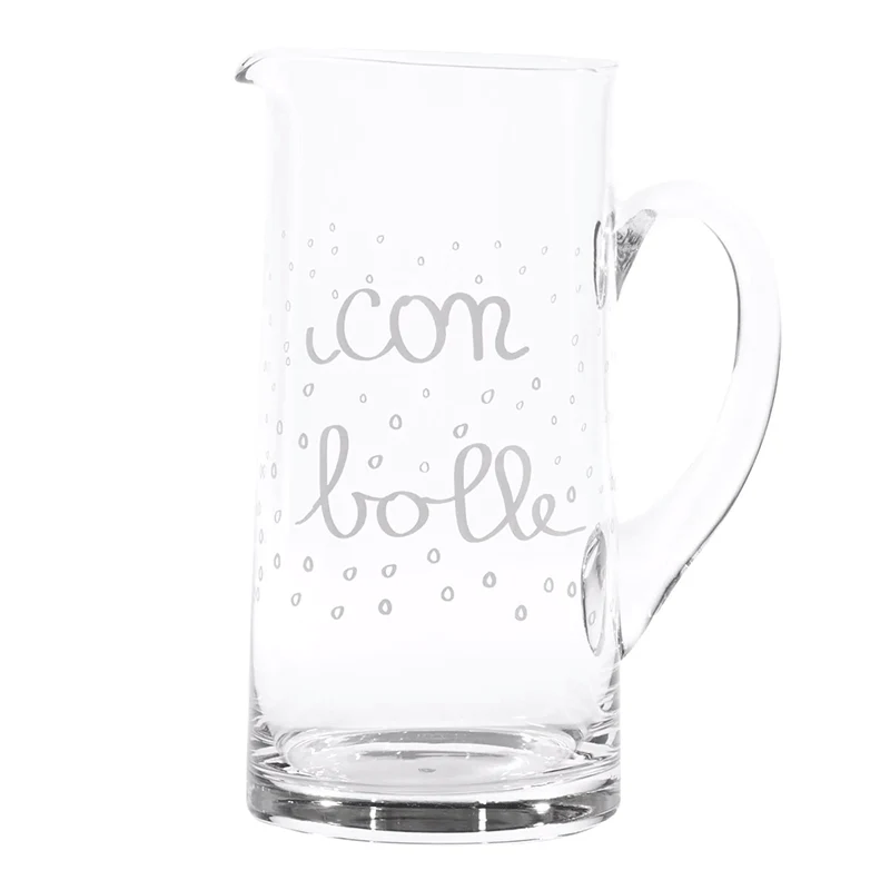 Simple Day Brocca Con Bolle in Vetro 1.2 Lt