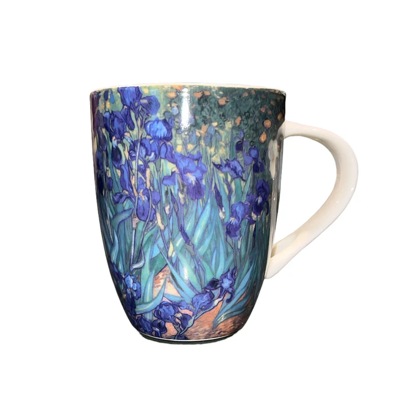 Enesco Tazza Mug con Cucchiaio Iris H10,5 cm