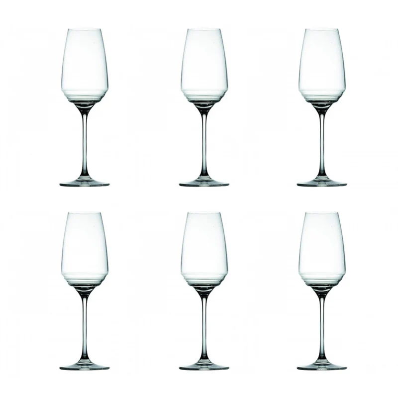 Zafferano Set 6 Flute Esperienze Trasparente 38 cl