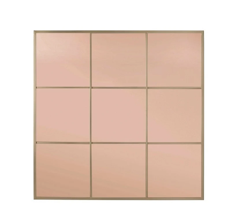 Andrea Bizzotto Specchio C-C Window Planet Oro H90x90 cm