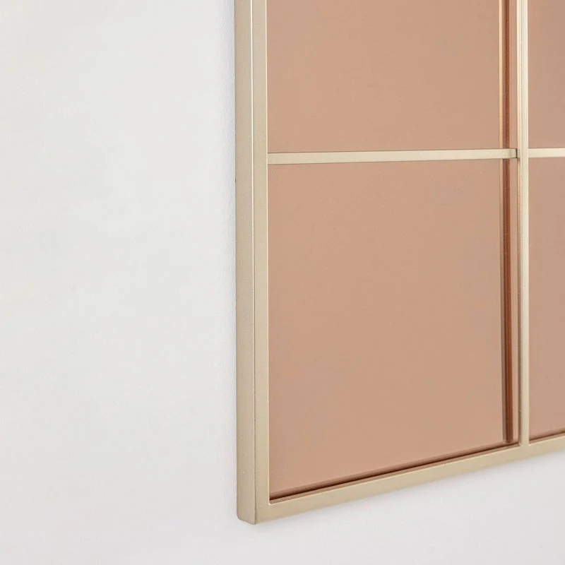 Andrea Bizzotto Specchio C-C Window Planet Oro H90x90 cm