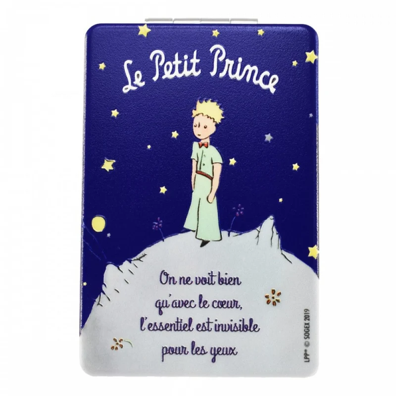 Enesco Specchietto Il Piccolo Principe in Metallo Blu