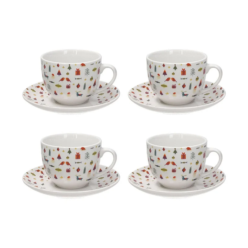 Andrea Fontebasso Tognana Set 4 Tazze Mug Atollo Candy in Porcellana