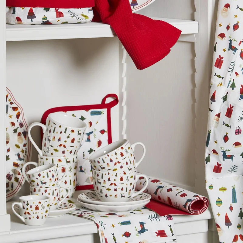 Andrea Fontebasso Tognana Set 4 Tazze Mug Atollo Candy in Porcellana